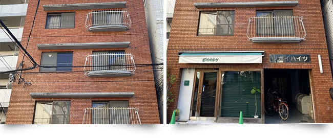 滋賀県内集合住宅屋上トップ塗替改修工事現場写真