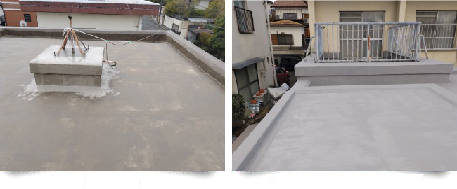 ビッグサンRX工法での改修工事現場写真