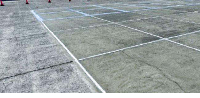 小学校受水槽改修現場写真