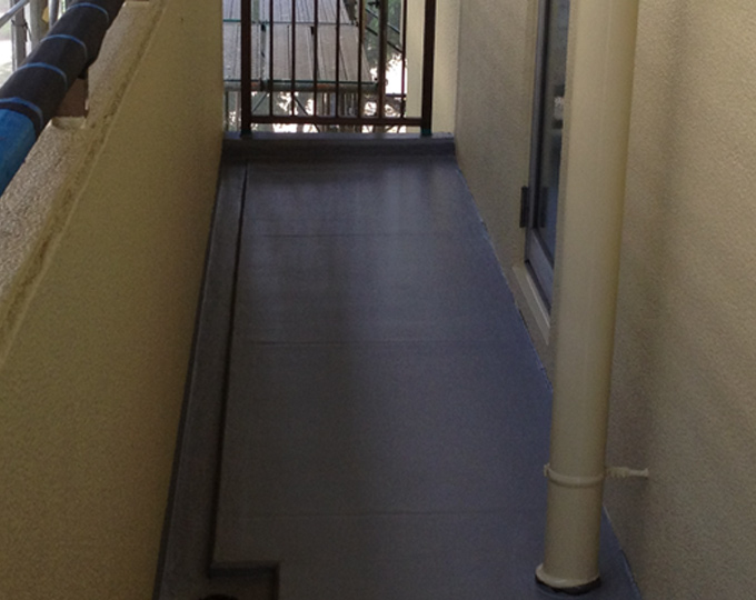 防水改修終了後の共用部