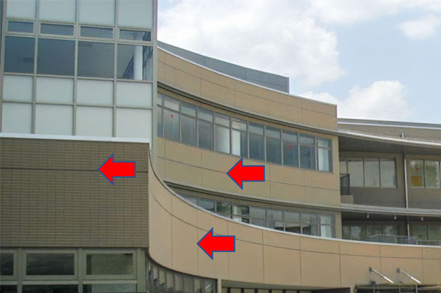 外壁タイルの目事施工事例